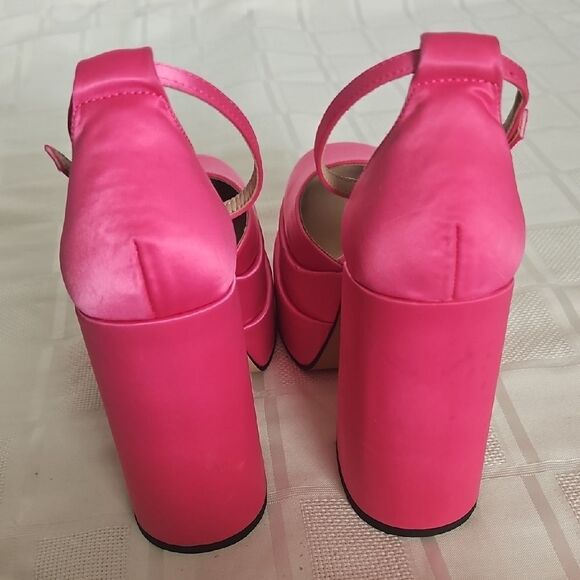 Steve Madden Pink Tamy Platform Heels - Picture 5 of 16